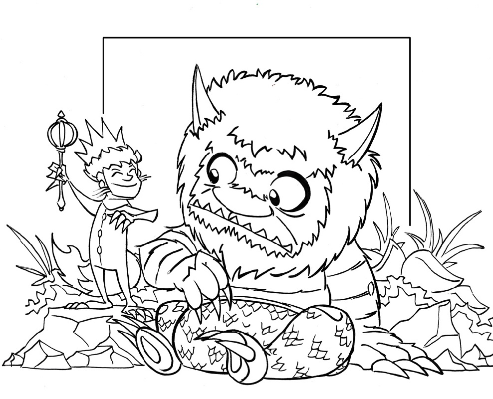 Where the wild things are coloring pages k worksheets coloring pages plastic canvas patterns canvas patterns