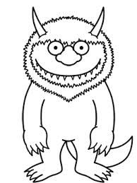 Wild things are coloring pages