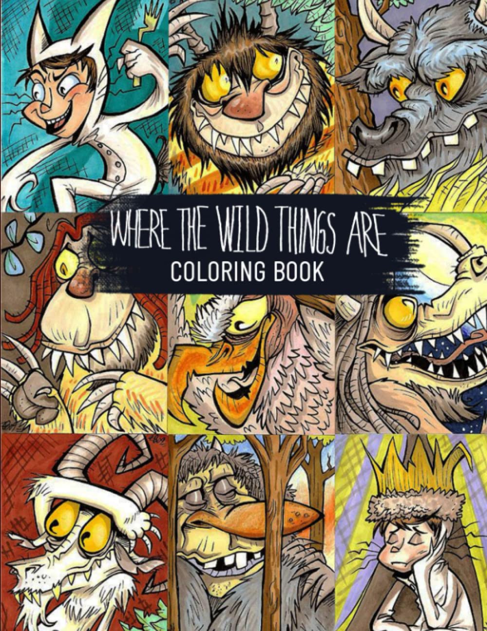 Buy where the wild things are coloring book a collection of amazing pictures can help you relax boost your mood and have more fun for boys and girls online at ireland