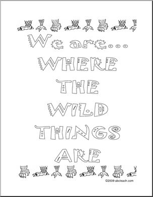 Where the wild things are