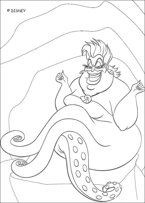 Ursula coloring pages