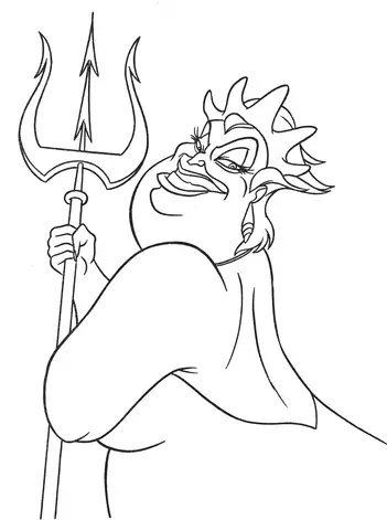 Fun disney ursula coloring pages