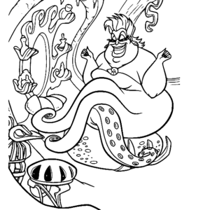 The little mermaid coloring pages printable for free download