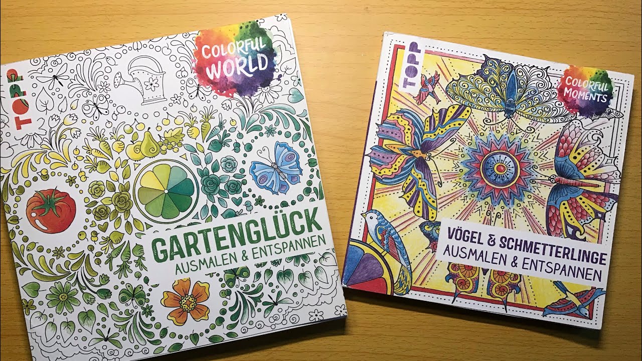 Ursula schwab colouring book flip