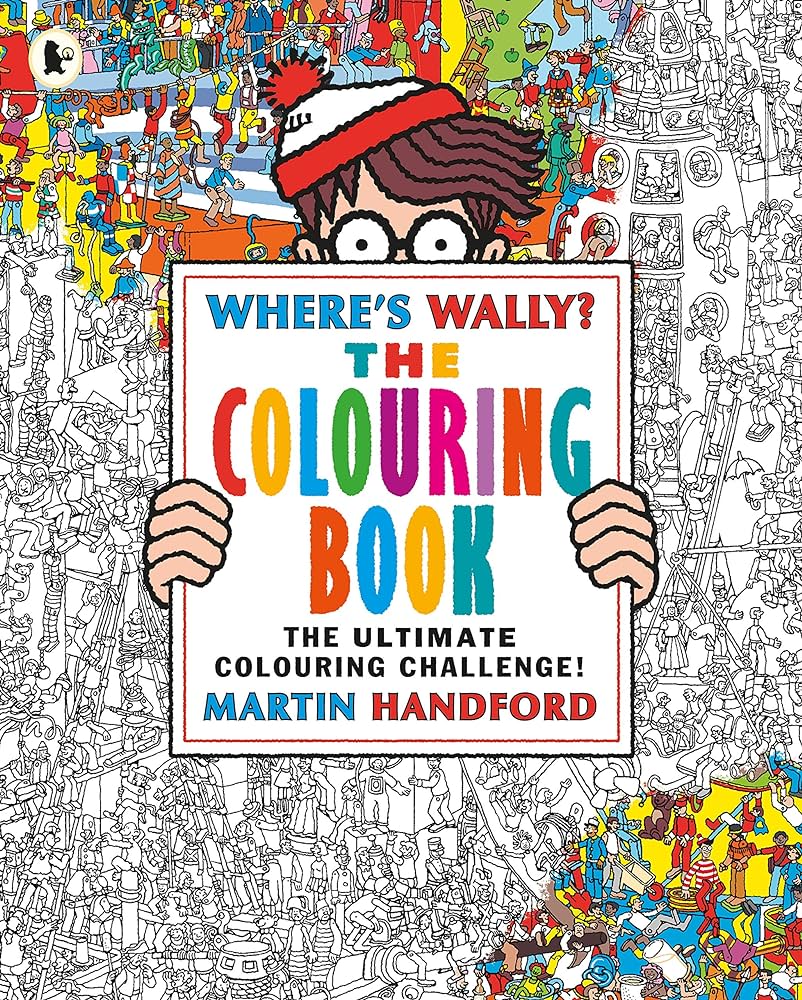 Wheres wally the colouring book martin handford books