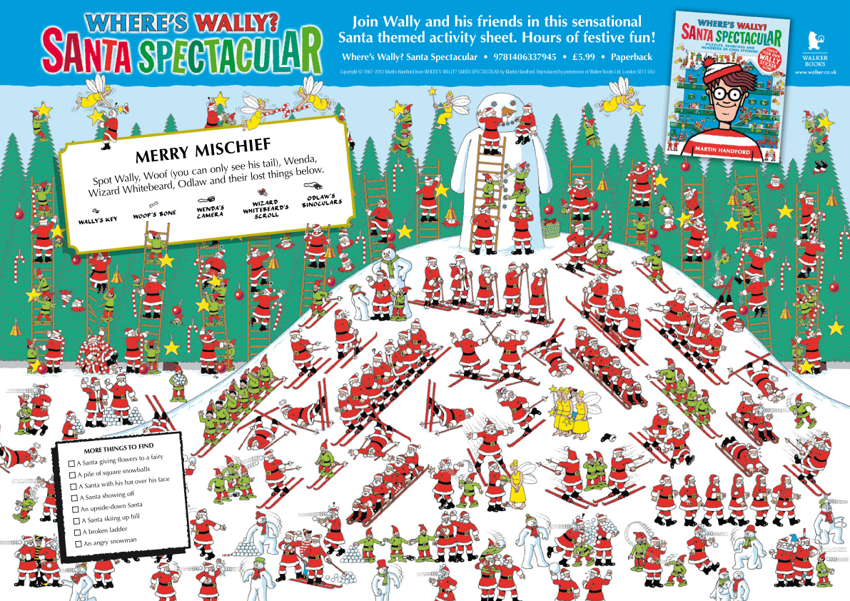 Wheres wally christmas puzzle