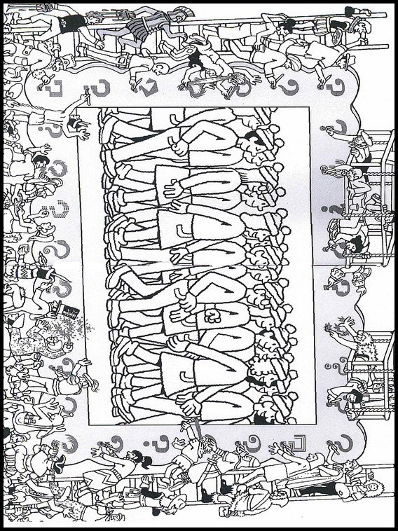 Free printable coloring book wheres wally