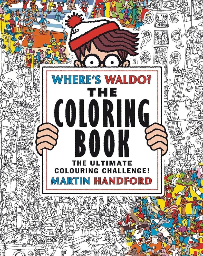 Wheres waldo the coloring book handford martin handford martin books