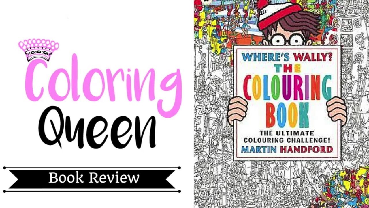 Wheres wally aka wheres waldo adult coloring book review