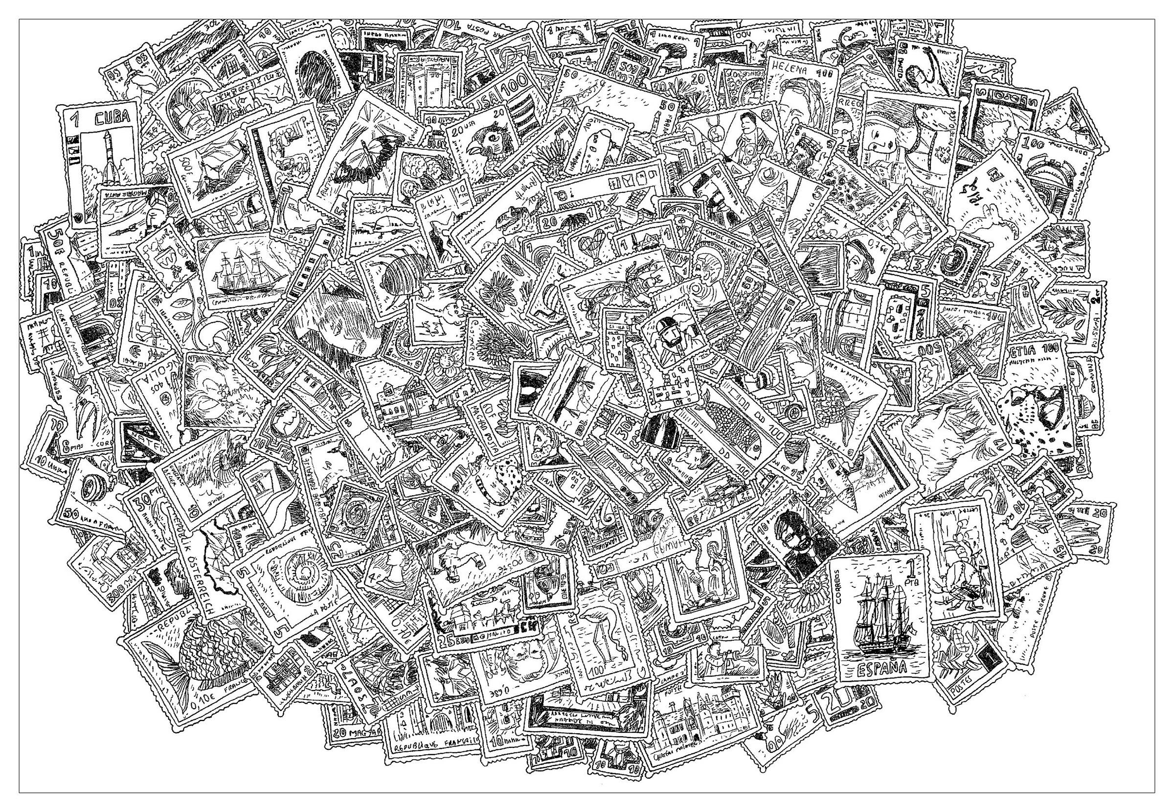 Stamps a plex coloring page where is waldo style adult coloring pages coloring pages free printable coloring pages