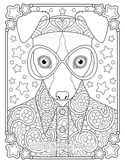 Hippie animals coloring book coloring is fun design originals groovy totally chill animal designs from thaneeya mcardle on high