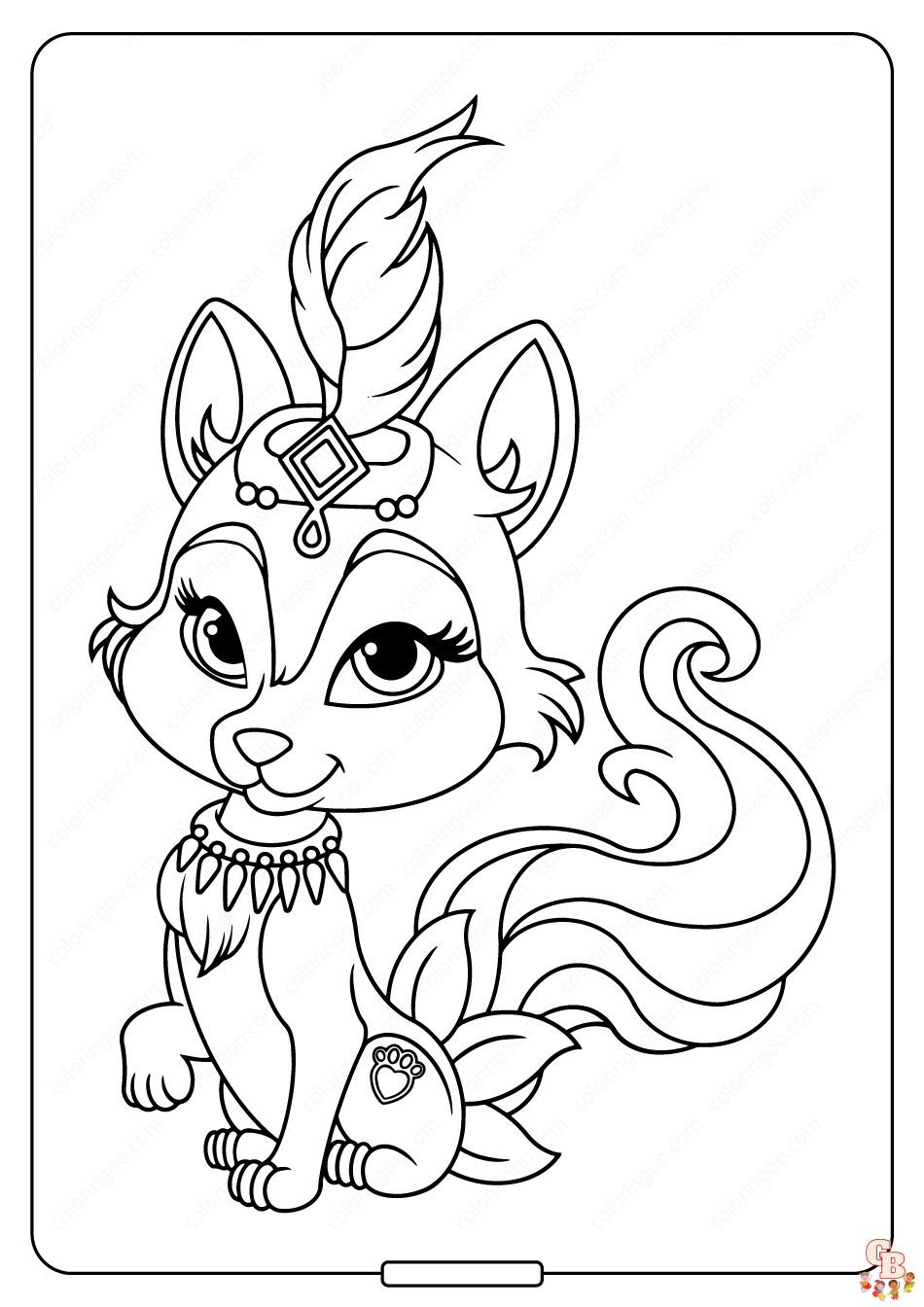 Enjoy your time with palace pets coloring pages