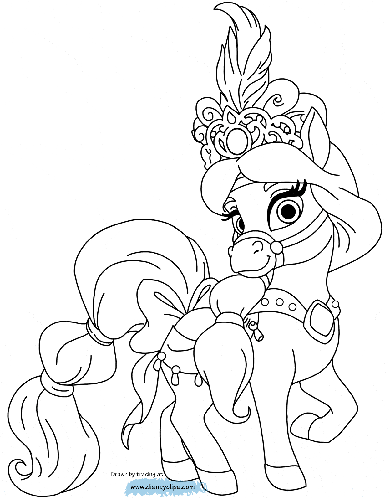 Whisker haven pony colouring image