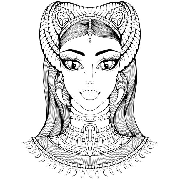 African face paint cartoon stock illustrations royalty