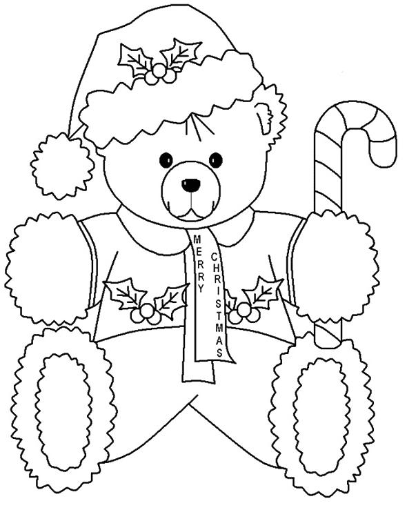 Teddy bear coloring pages printable for free download