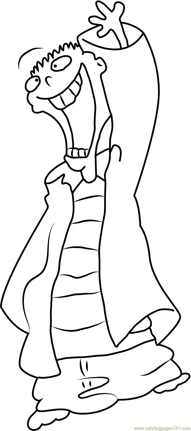 Ed coloring page for kids