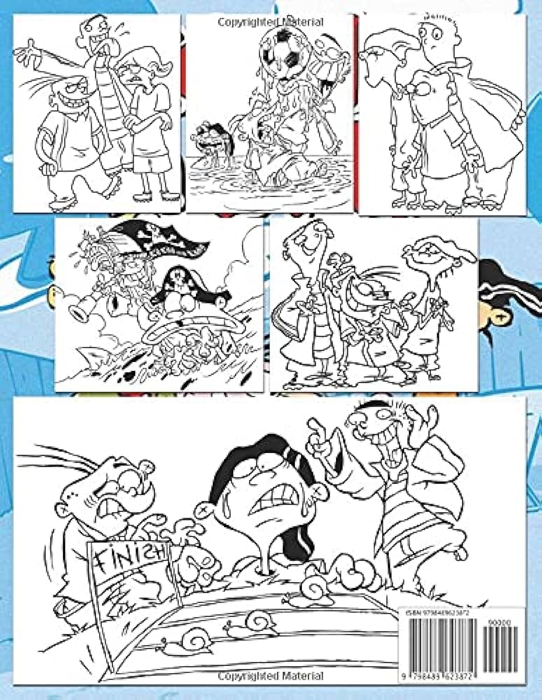 Ed edd n eddy coloring book cute cartoon character coloring book for kids with over coloring pages in high