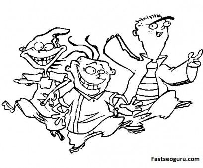 Printable ed edd n eddy coloring pages for kids