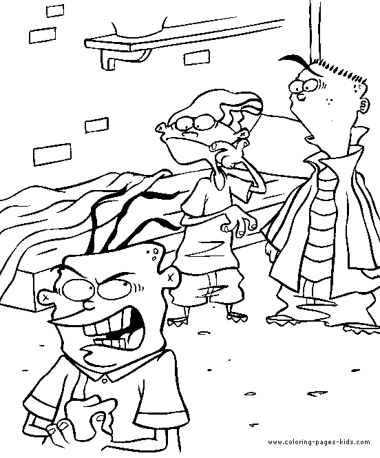 Ed edd n eddy color page