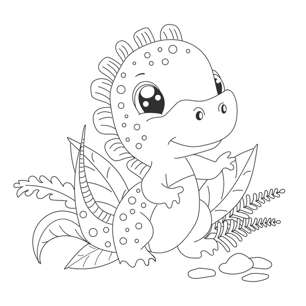 Dino coloring royalty