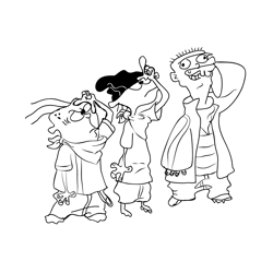 Edd n eddy coloring page for kids