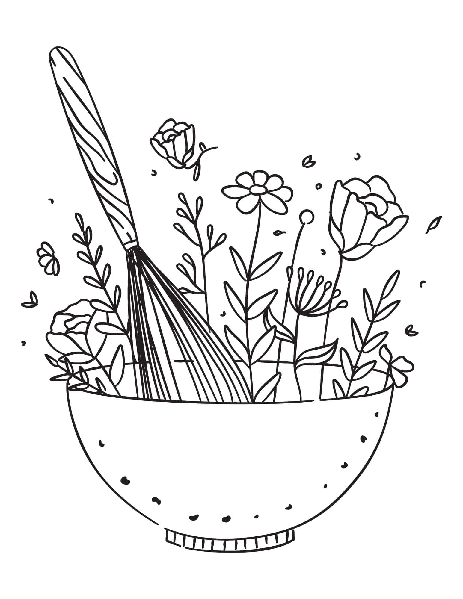 Stunning flower coloring pages for kids and adults