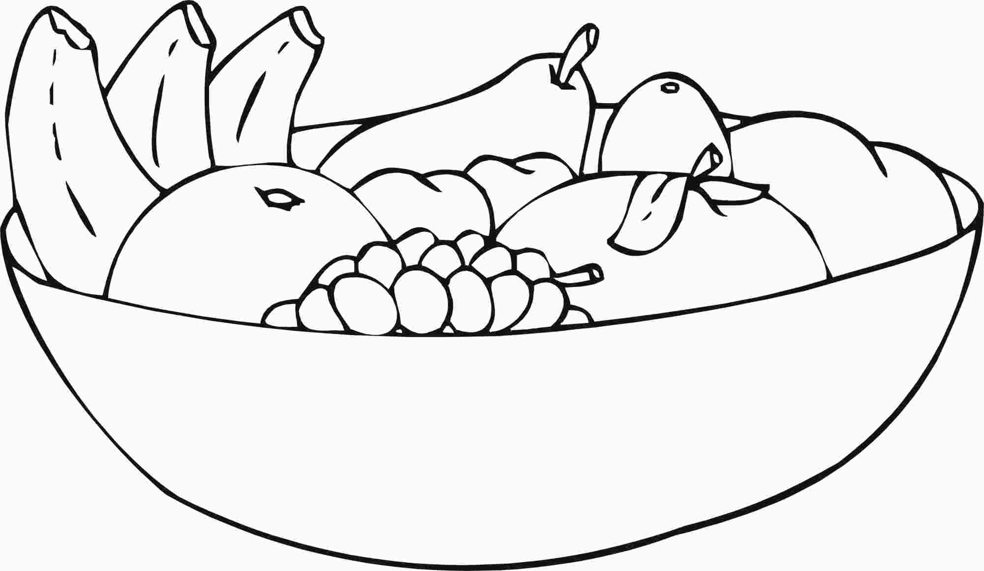 Fruit bowl coloring page apple coloring pages free coloring pages fruit coloring pages