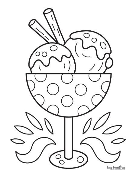 Printable ice cream coloring pages â sheets