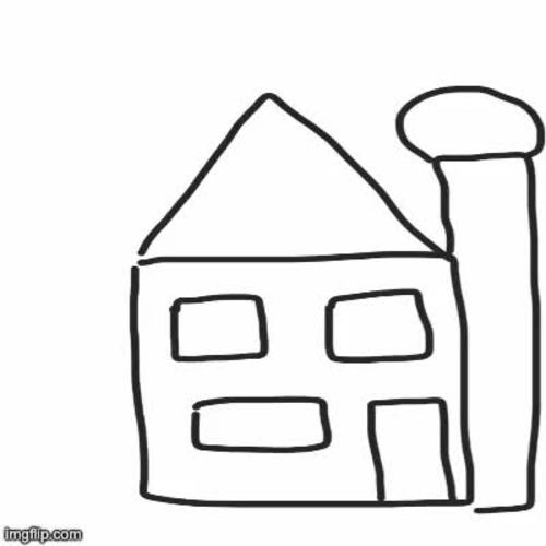 Directed drawing code a house by vrltch tpt