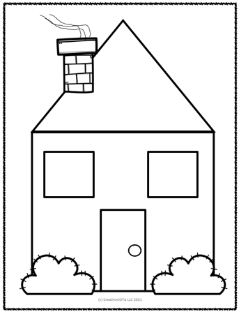 Executive function drawing activity for occupational therapy or the classroom â