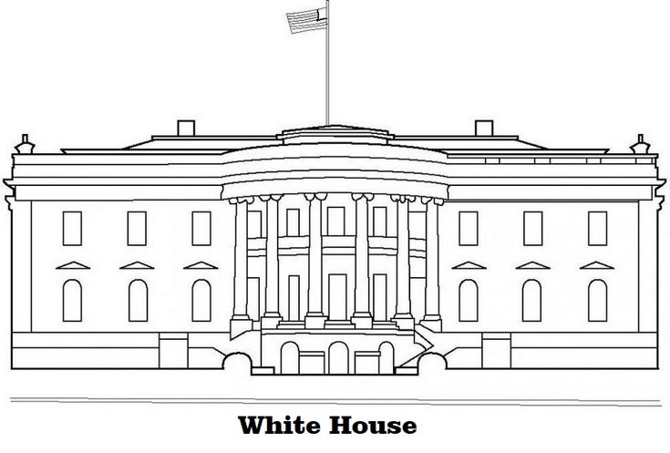 The vibrant white house coloring page ideas for a creative activity white house drawing house colouring pages house colouring pictures