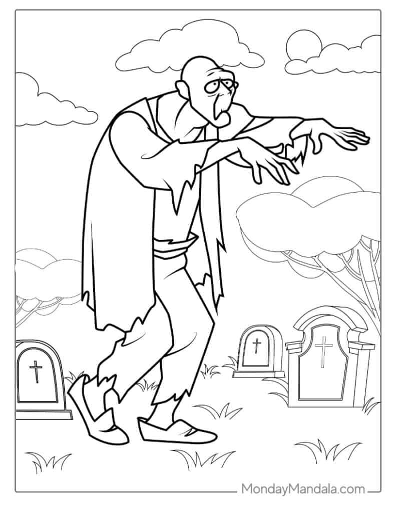 Halloween coloring pages free pdf printables