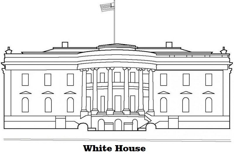 The vibrant white house coloring page ideas for a creative activity white house drawing house colouring pages house colouring pictures