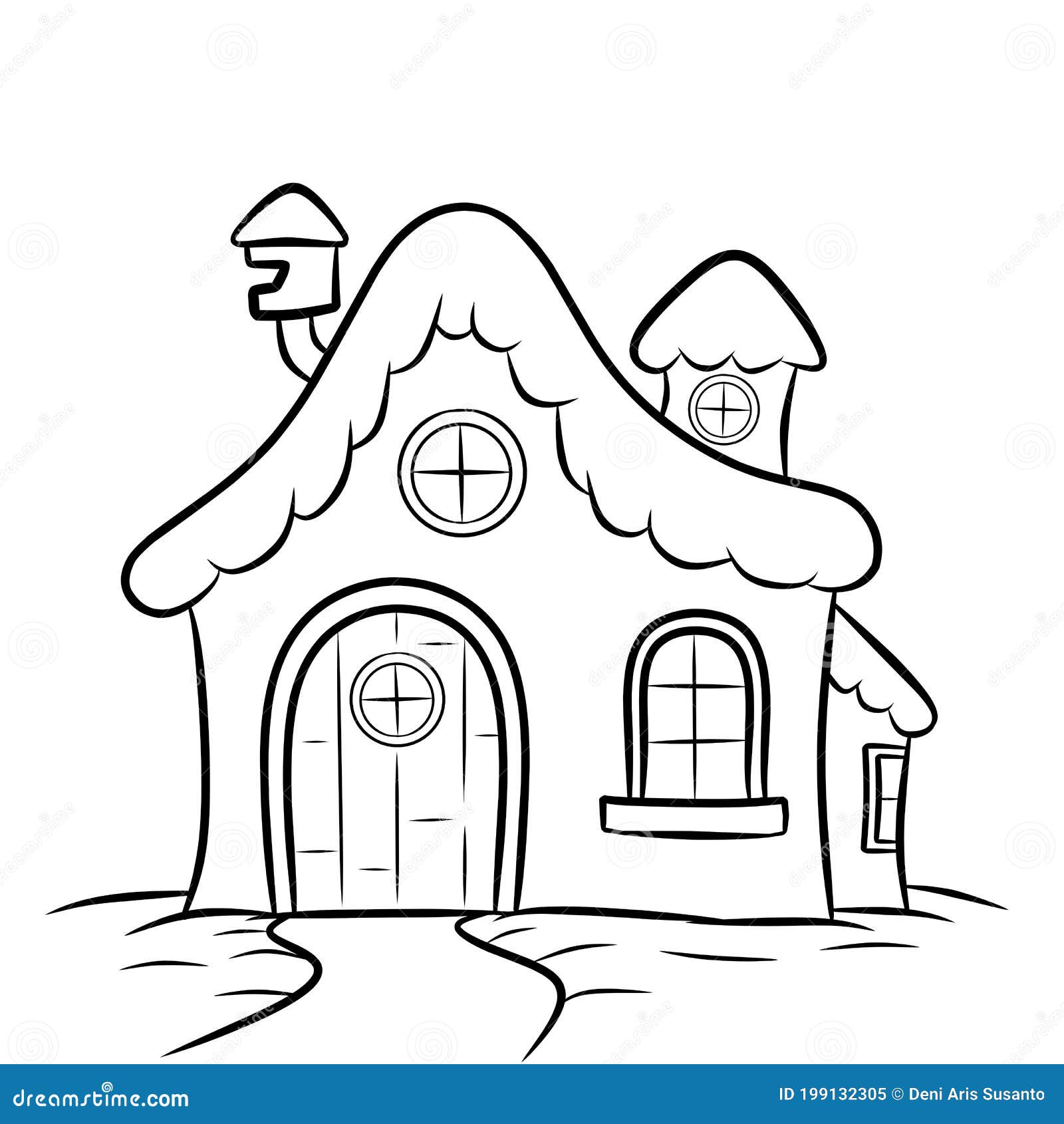 House coloring stock illustrations â house coloring stock illustrations vectors clipart