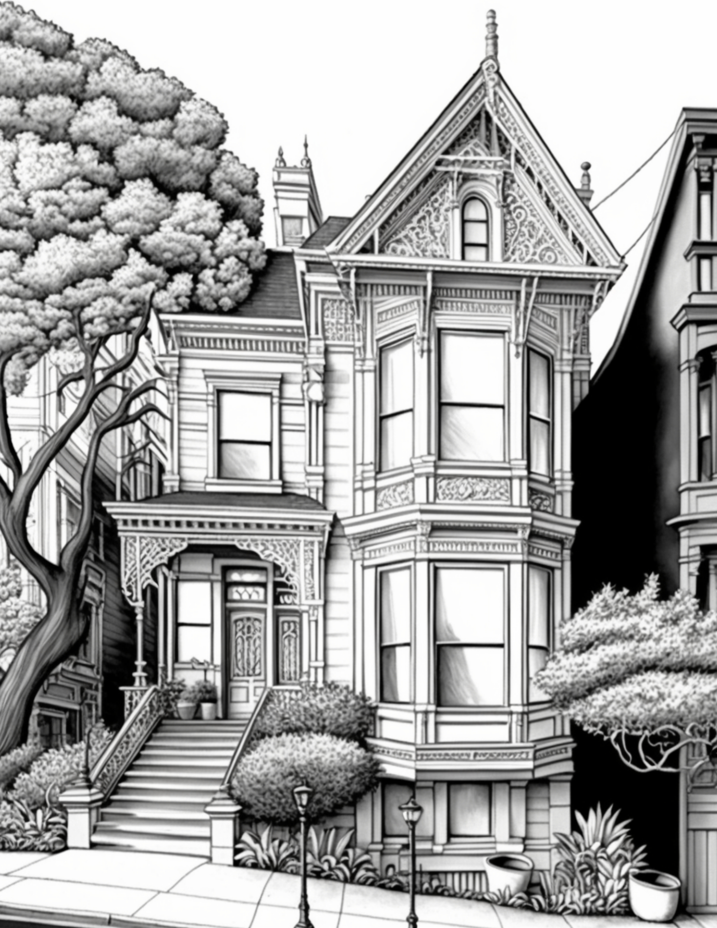 San francisco coloring pages