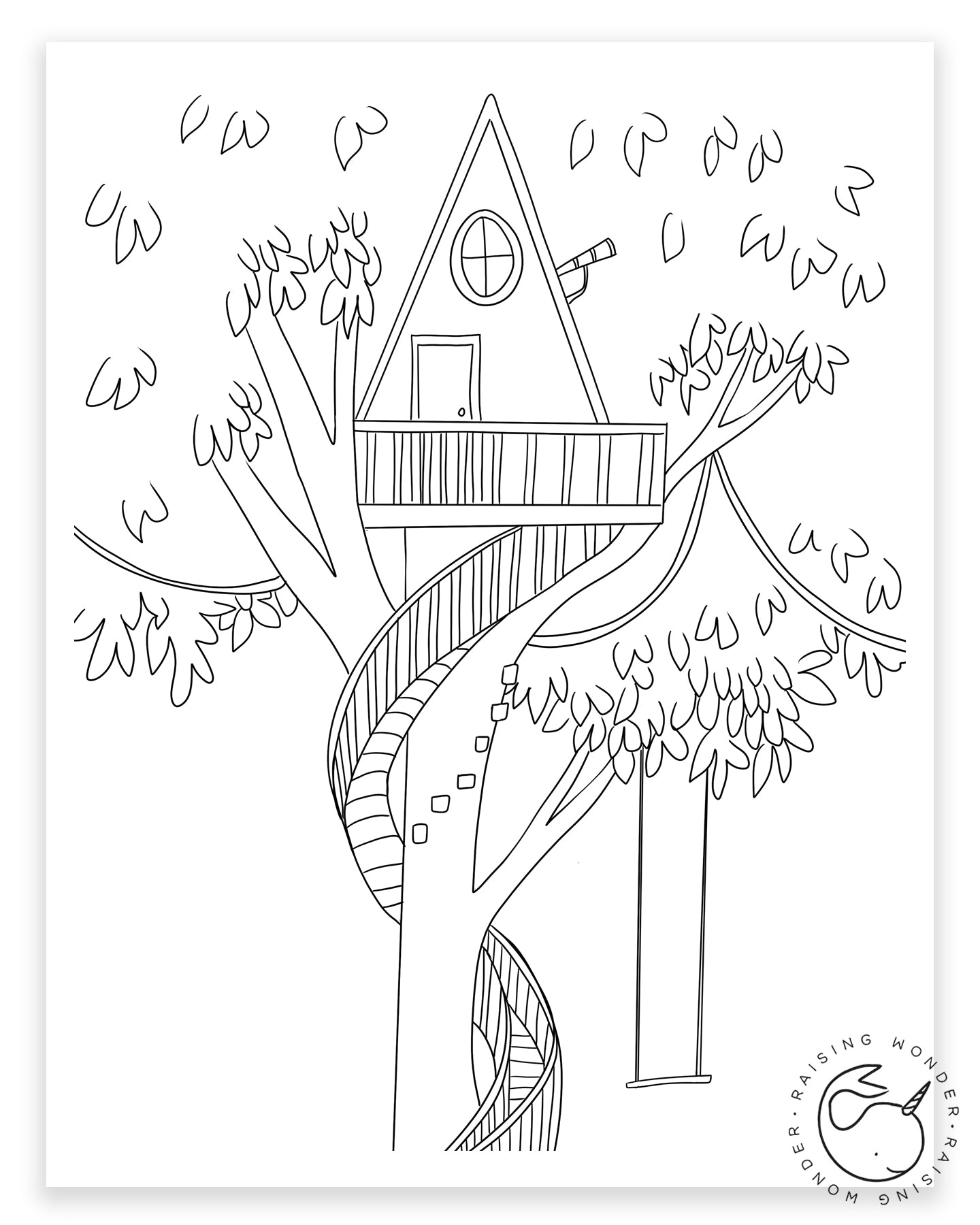 Single coloring page