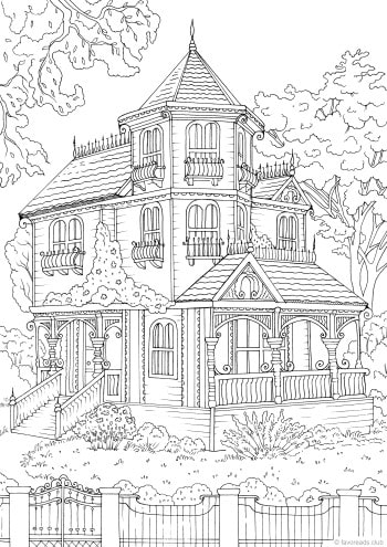 Dream house â favoreads coloring club