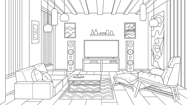 Thousand coloring pages houses royalty