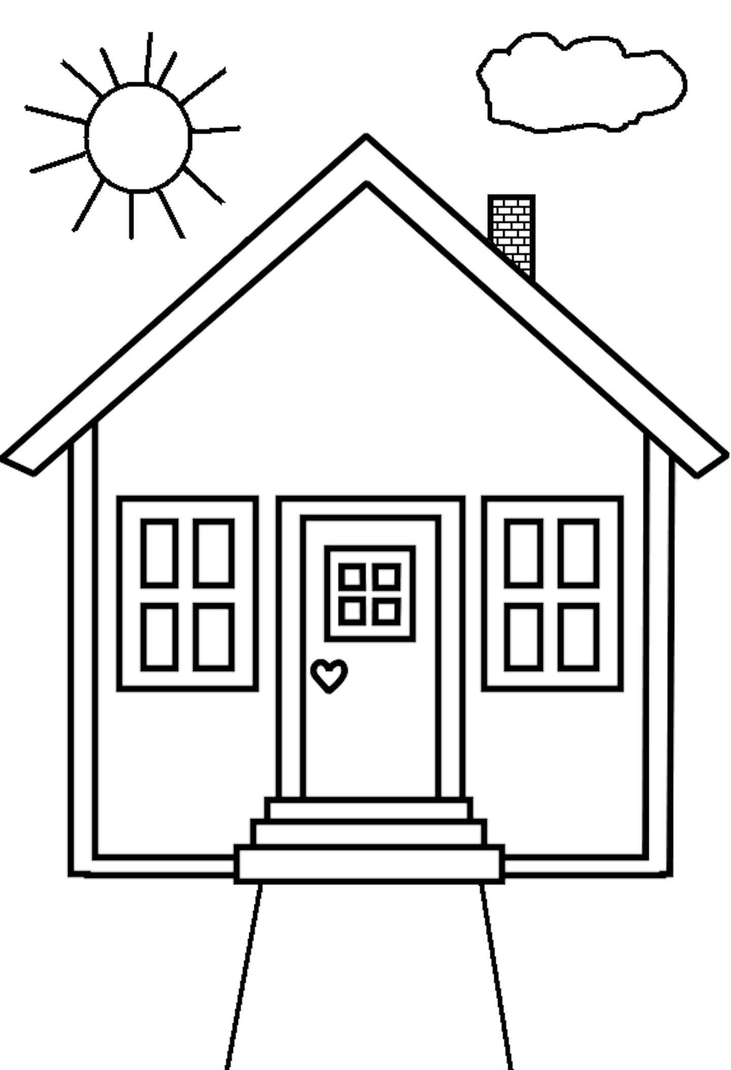 Simple coloring pages pdf to print