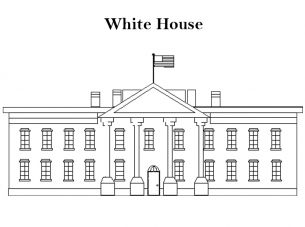 Printable white house coloring sheet house colouring pages white house coloring pages inspirational