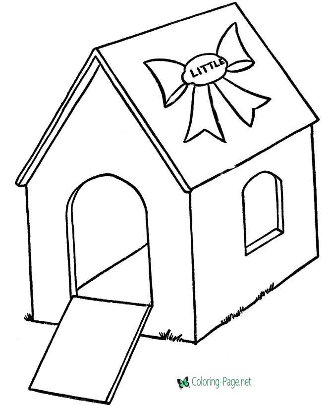 House coloring pages