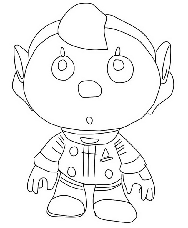 Coloring page pikmin player