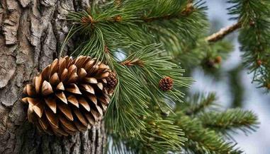 Maine state flower white pine cone and tassel meaning and symbolism