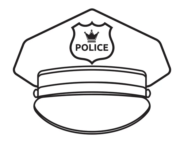 Police cap stock vector by branchecarica