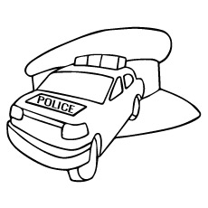 Best police police car coloring pages your toddler will love