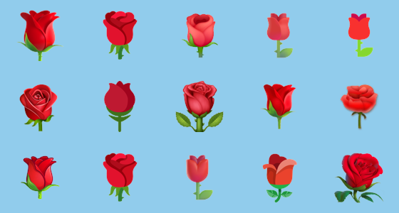 Ð rose emoji