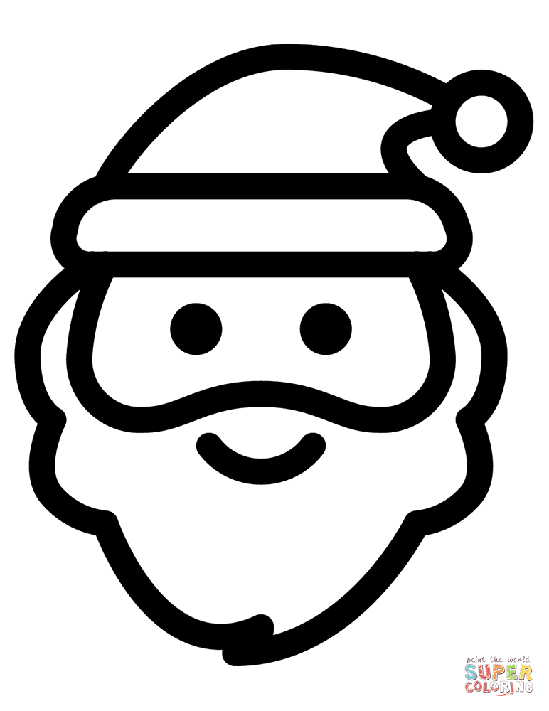 Santa claus coloring page free printable coloring pages