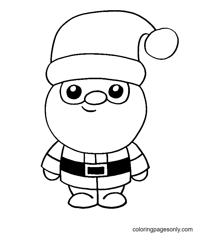 Santa claus coloring pages printable for free download