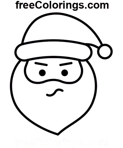 Santa claus emojis â coloring pag and books in pdf in coloring pag santa claus color