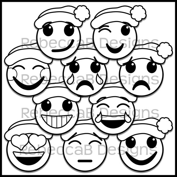 Christmas emoji clip art emotions clip art feelings clip art emoji faces christmas clip art santa hat clip art santa hat emoji